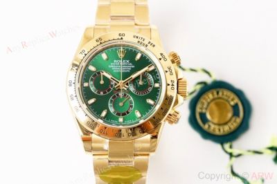 EX Factory Rolex Daytona 116500LN Green Dial 40mm Mens Watch